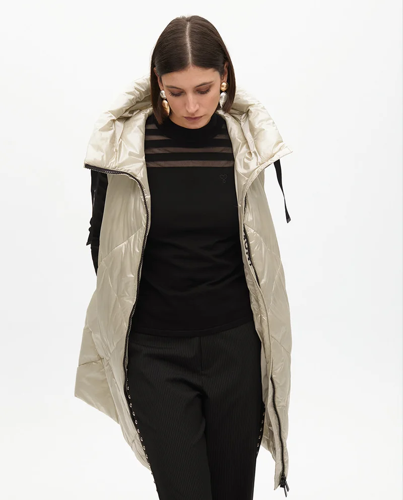 Lola Casademunt Hooded Quilted Vest